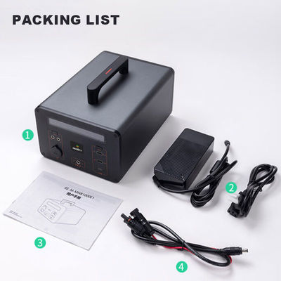 집을 위한 고속 충전 리튬 태양 발전소 라이프포4 배터리 발전기 220v 700w