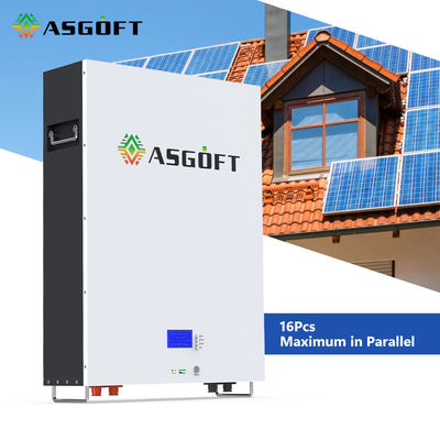 하이브리드 전력망 라이프포4 리튬 파워월 태양 전지 51.2 Ｖ 48 볼트 5KWh