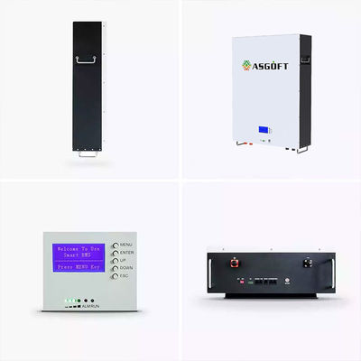 하이브리드 전력망 라이프포4 리튬 파워월 태양 전지 51.2 Ｖ 48 볼트 5KWh