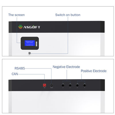 OEM 재충전이 가능하 48v 200ah 5 kw 100ah Lfp48v200ah 리튬 태양 전지 저장