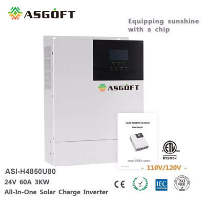 3Kw 4Kw 5Kw 6Kw 단일 상 온 - 오프식이 그리드 MPPT 태양 인버터 220V ODM