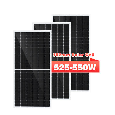 주택을 위한 투명한 450w 500w 540w 모노럴 두 면이 있는 태양 전지판 시스템