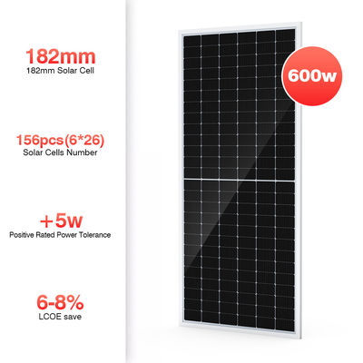 ASGOFT 유리 태양 모노럴 단일결정 pv 전지 필름 패널 600w