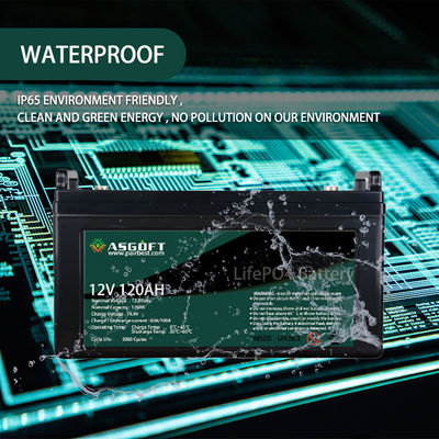 Ev 태양 에너지 저장을 위한 LiFePo4 120AH 12V 리튬 건전지 팩