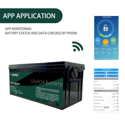 RV 골프 카트를 위한 ASGOFT 태양에너지 Lifepo4 12V 리튬 건전지 팩 400ah 팩