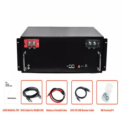OEM 48 볼트 리튬 이온 배터리 팩 15s 10 킬로와트시 180ah 10 kw