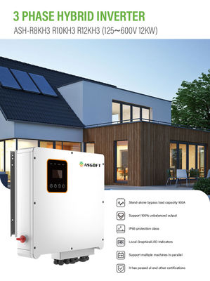그리드 인버터 5 킬로볼트 암페어 10 kw 20 kw 30 kw 50 kw 80 kw 100 kw 위의 상업적인 혼성물