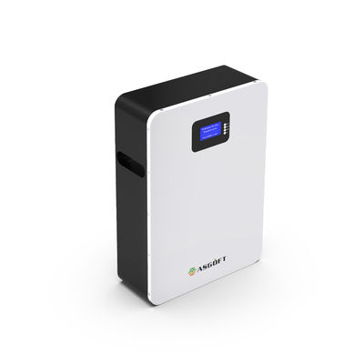 LCD 디스플레이와 48v 51V Lifepo4 배터리 리튬 100Ah 5.12 킬로와트시 10 kw 짜맞춘 BMS 파워월