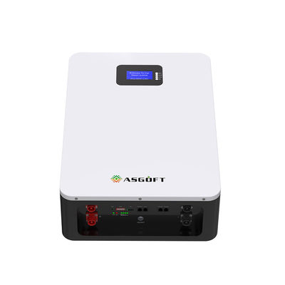 LCD 디스플레이와 48v 51V Lifepo4 배터리 리튬 100Ah 5.12 킬로와트시 10 kw 짜맞춘 BMS 파워월