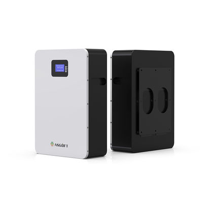 LCD 디스플레이와 48v 51V Lifepo4 배터리 리튬 100Ah 5.12 킬로와트시 10 kw 짜맞춘 BMS 파워월