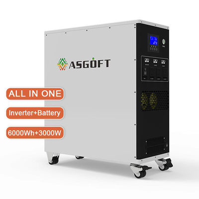 6 킬로와트시 리튬 이온 전지 단번에 가지고 다닐 수 있는 동력화차 하이브리드 인버터 3 kw