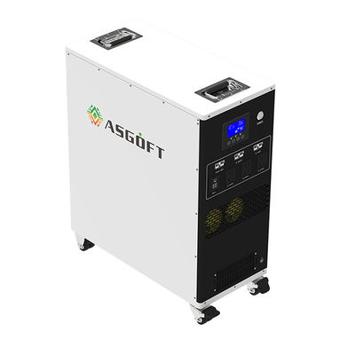 집에 아스그프트 3 kw 6 킬로와트시 25.6v 235ah 또는 야외 휴대 충전 장치 단번에 태양 발전기
