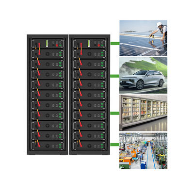 고전압 15kwh-750kwh 리?? 철 배터리 팩 Lifepo4 51.2v 100Ah 랙 탑재 배터리 리?? 이온 배터리