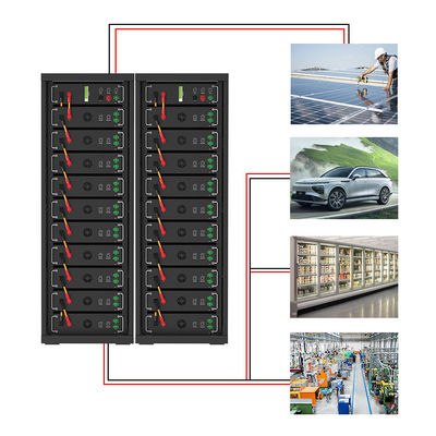 고전압 랙 스타일 라이프포4 배터리 15kwh 20kwh 30kw 50kw 100Kw 산업 에너지 시스템