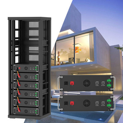 고전압 15kwh-750kwh 리?? 철 배터리 팩 Lifepo4 51.2v 100Ah 랙 탑재 배터리 리?? 이온 배터리
