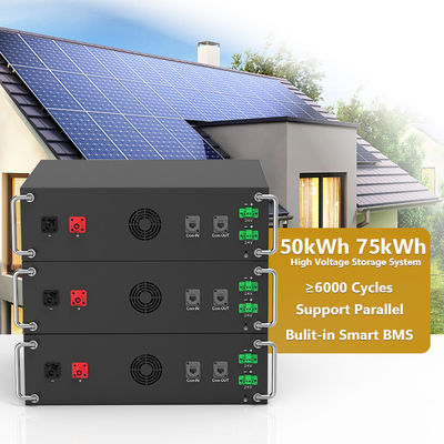 20KW 30KW 고전압 Lifepo4 배터리 태양 전지 발전기 50KW-750kw 산업용 태양 에너지 저장 시스템