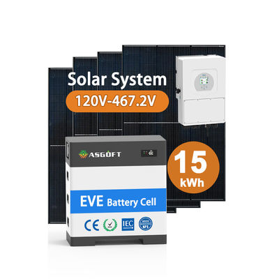 고전압 태양전지 15kw-40kw 가정용 태양광 에너지 시스템 리?? 배터리와 태양광 전력 은행