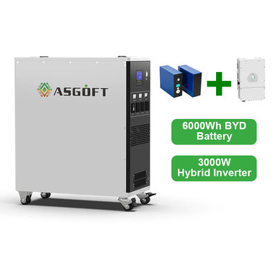 휴대용 발전소 3000w 전원 인버터 라이프포4 리?? 배터리 90-450VDC MPPT 운영 전압