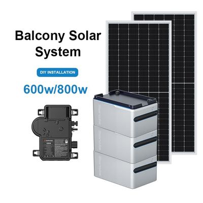 독일 창고 PV 태양광 시스템 발코니 발전소 600W 800w Balkonkraftwerk