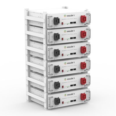 스택 할 수 있는 51.2V LiFePO4 에너지 저장 배터리 5KWH-30KWH