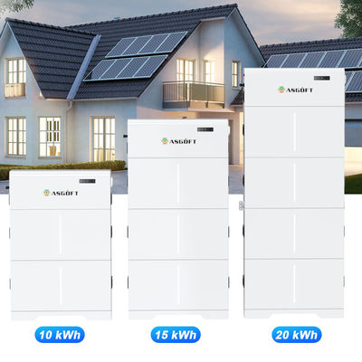 10KWH 15KWH 20KWH 태양 전지 고전압 스택 할 수 있는 LiFePO4 에너지 저장 배터리