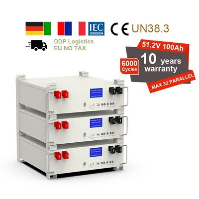 48V 5kWh 100Ah LiFePO4 팩 배터리 스택 리?? 이온 에너지 저장 배터리
