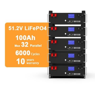 51.2v 100ah Lifepo4 5kw 10kw 20kw 재생 에너지 Lifepo4 리?? 배터리 팩