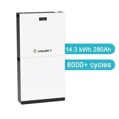 10 년 보증 8000 + 사이클 48V 15kWh 팩 에너지 저장 시스템 배터리