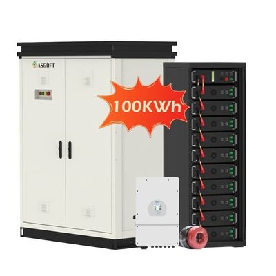 100kWh 수명 전원 고전압 배터리 상업용 산업용 에너지 저장 용기