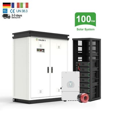 마이크로그리드 50kWh 100kWh 오프그리드 태양광 발전 에너지 저장 시스템 배터리