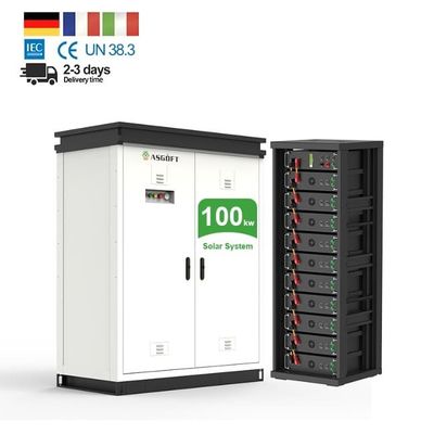고전압 50kWh LiFePo4 리?? 배터리 100kWh 태양 에너지 저장 시스템