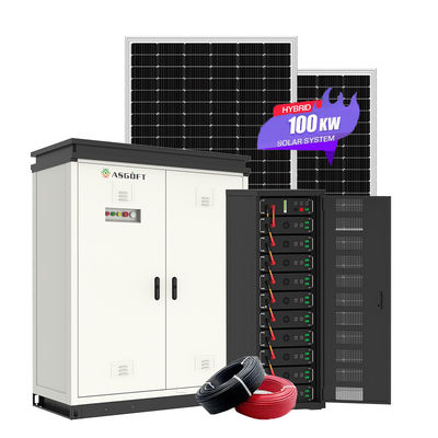 OEM/ODM 산업 및 상업용 온 그리드 태양광 발전 시스템 100KW 태양광 배터리